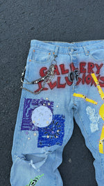 1of1 GALLERY OF ILLUSIONS (made in Levi 501)