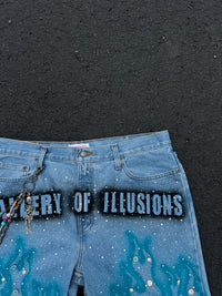 GALLERY OF ILLUSIONS FLAME DENIM