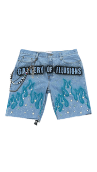 GALLERY OF ILLUSIONS FLAME DENIM